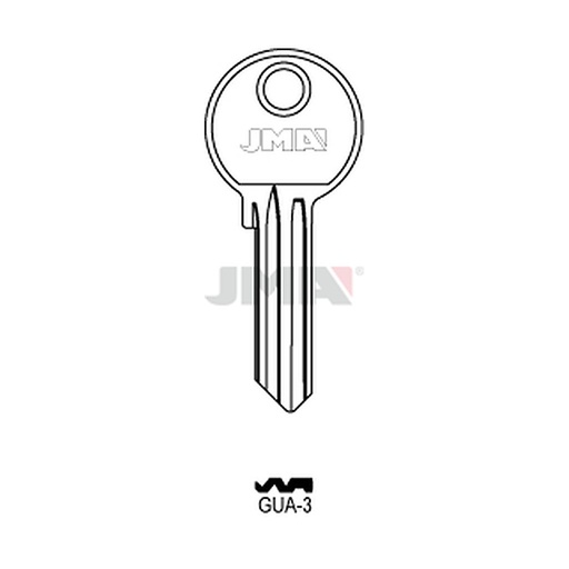 [GUA-3] Clé plate acier GUA-3