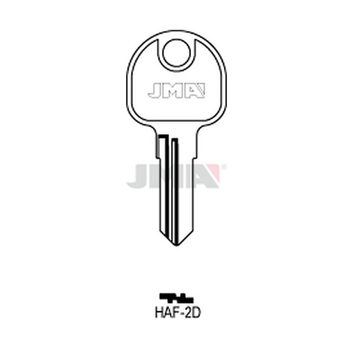 [HAF-2D] Clé plate acier HAF-2D