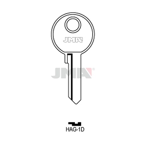 [HAG-1D] Clé plate acier HAG-1D
