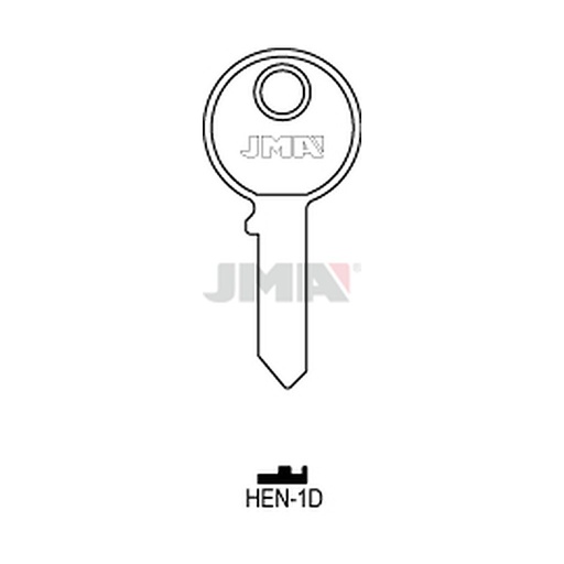 [HEN-1D] Clé plate acier HEN-1D
