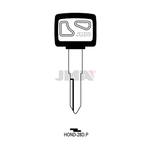 [HOND-28DP] Clé à tête plastique HOND-28DP