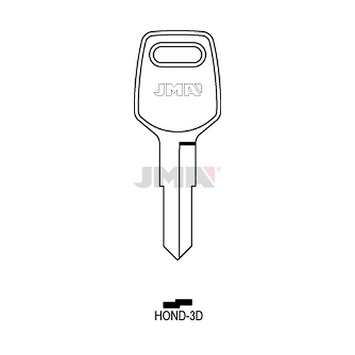 [HOND-3D] Clé plate acier HOND-3D