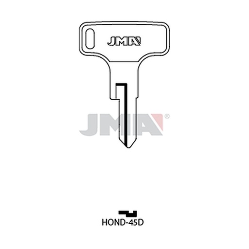 [HOND-45D] Clé plate ps acier HOND-45D
