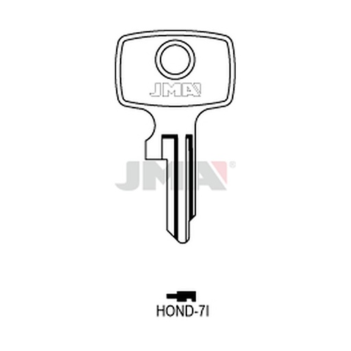 [HOND-7I] Clé plate acier HOND-7I