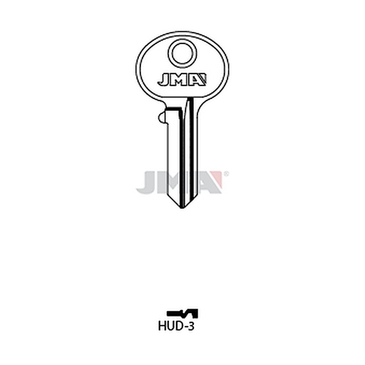 [HUD-3] Clé plate laiton HUD-3