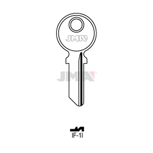 [IF-1I] Clé plate acier IF-1I