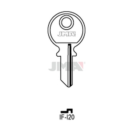 [IF-I20] Clé plate acier IF-I20