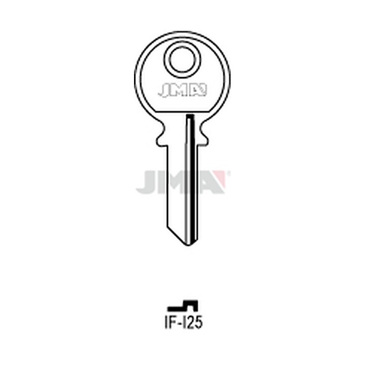 [IF-I25] Clé plate acier IF-I25