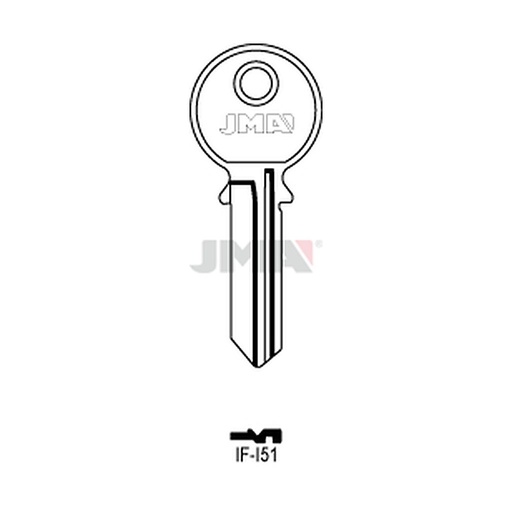 [IF-I51] Clé plate acier IF-I51
