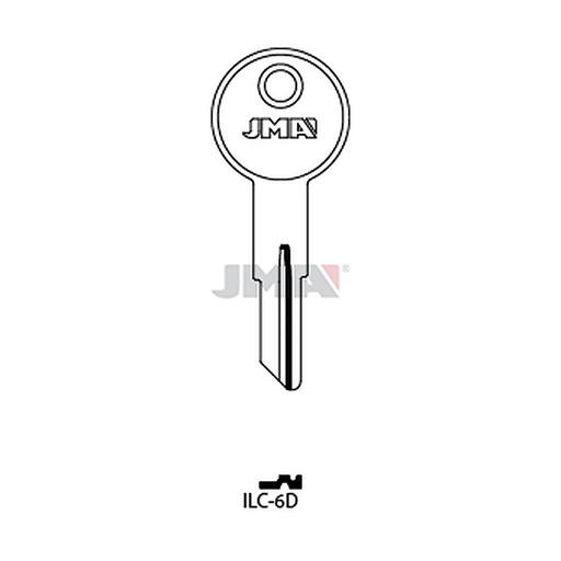 [ILC-6D] Clé plate ps laiton ILC-6D