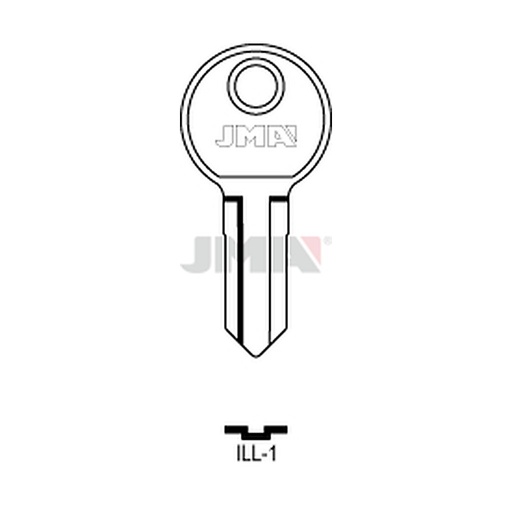[ILL-1] Clé plate acier ILL-1