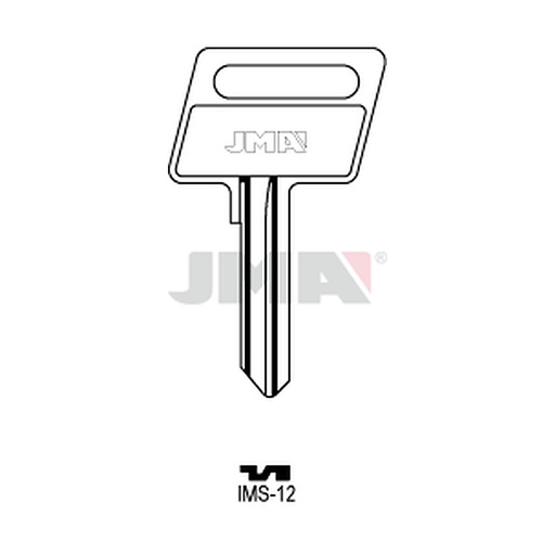 [IMS-12] Clé plate laiton IMS-12