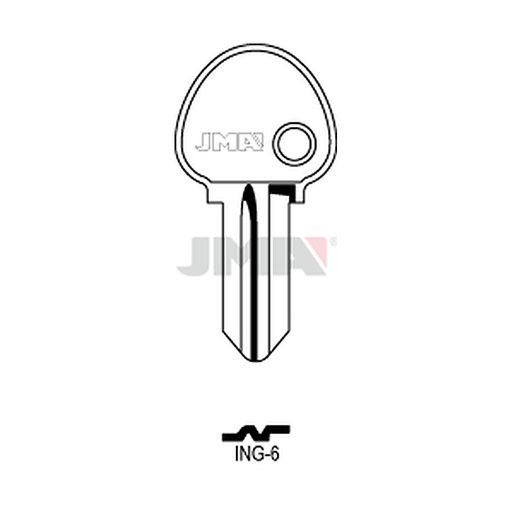 [ING-6] Clé plate acier ING-6