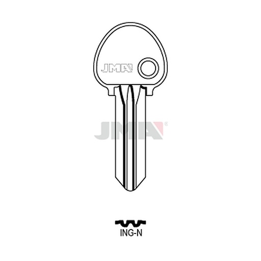 [ING-N] Clé plate acier ING-N