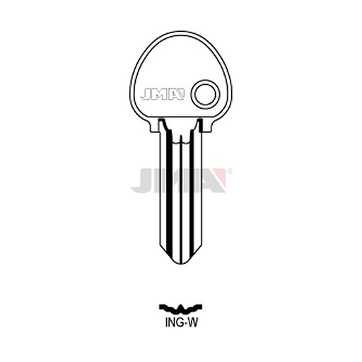 [ING-W] Clé plate acier ING-W