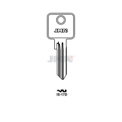 [IS-17D] Clé plate acier IS-17D