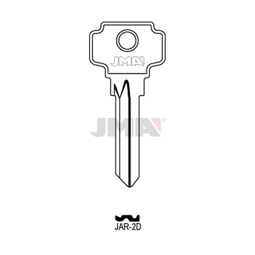[JAR-2D] Clé plate acier JAR-2D
