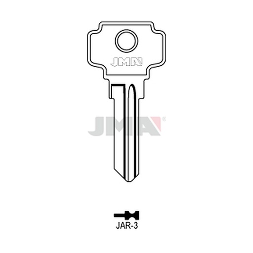 [JAR-3] Clé plate acier JAR-3