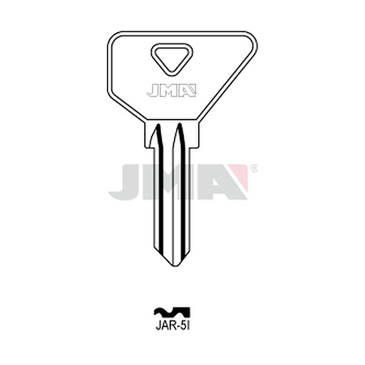 [JAR-5I] Clé plate acier JAR-5I
