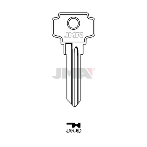[JAR-6D] Clé plate acier JAR-6D