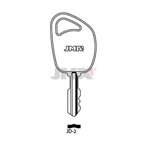 [JD-2] Clé plate ps laiton tracteur JD-2