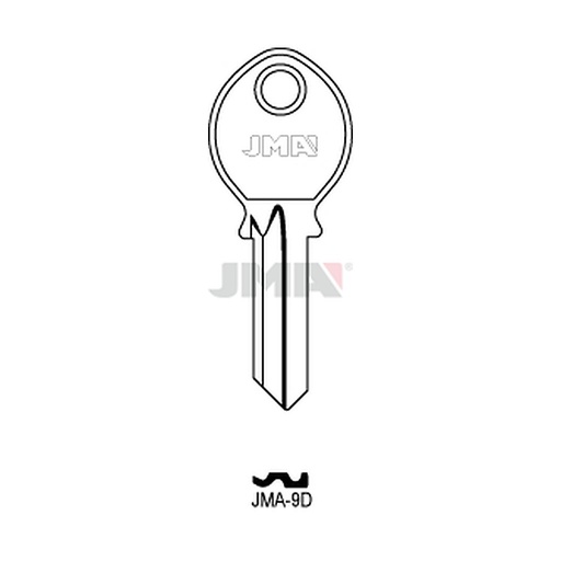 [JMA-9D] Clé plate acier JMA-9D