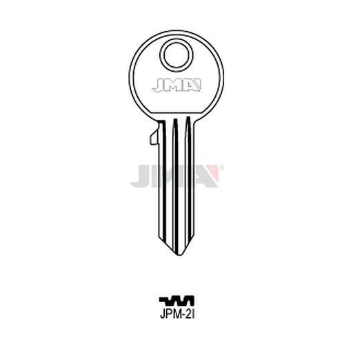 [JPM-2IEB] Clé extralégère bleu JPM-2IEB